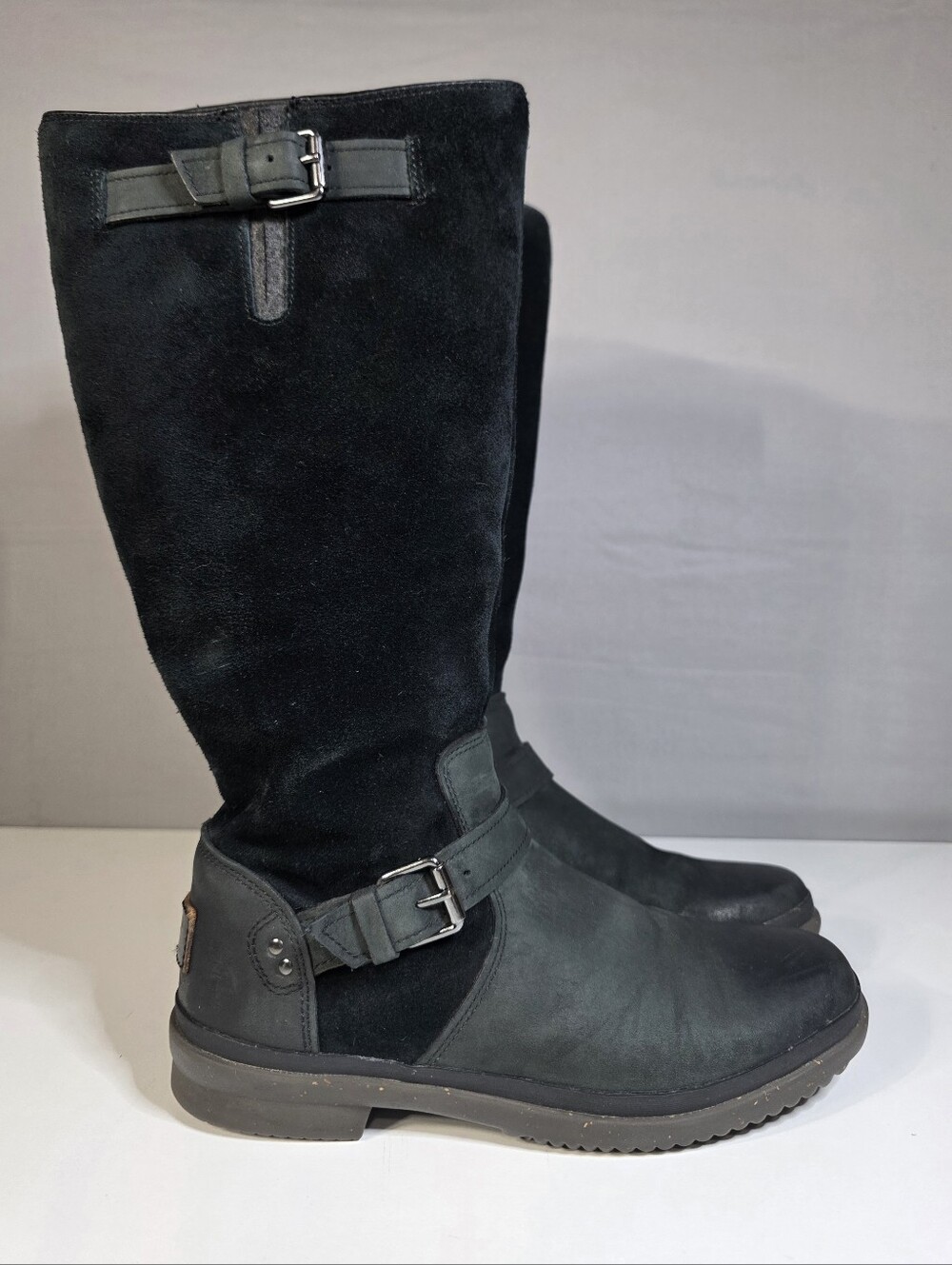 UGG Thomsen Size 7 Suede Leather Knee-High Waterproof Boots